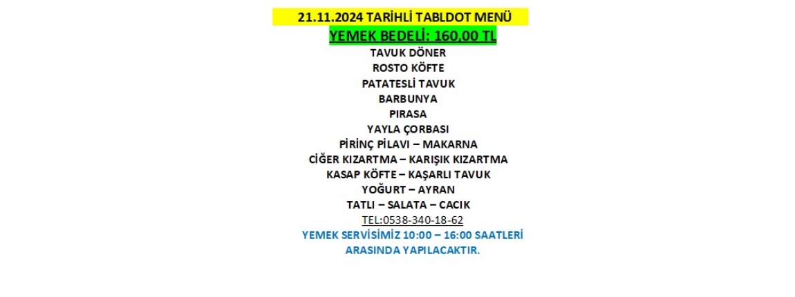 21.11.2024 TABLDOT MEN